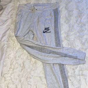 Light Grey Speckled Nike Joggers